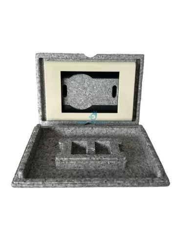 Placa viva Bticino 4750be 1 enchufe en color beige